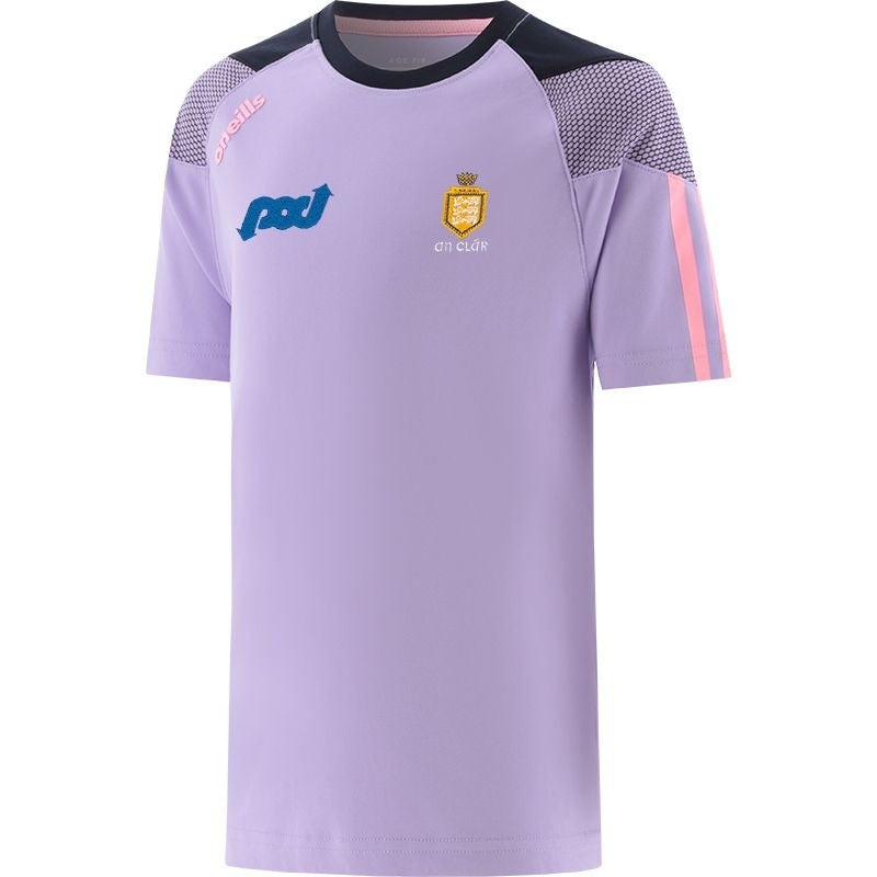 O’Neills Clare GAA Rockway 060 T-Shirt Girl’s (Lavender Marine)