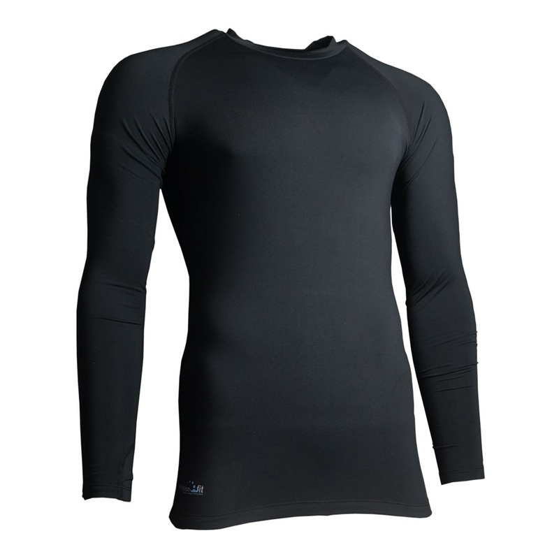 Baselayer Top Long Sleeve Jnr|Black|SB 24-26in|MB 26-28in|LB 28-30in
