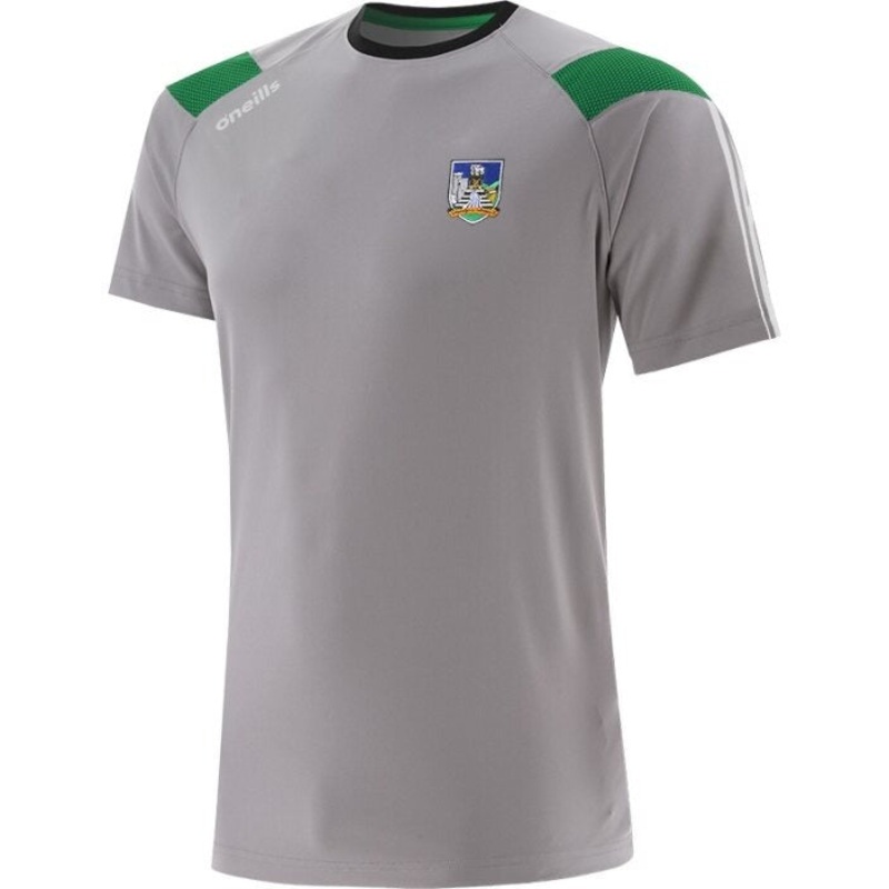 O’Neills Limerick GAA Rockway 060 T-Shirt Men’s (Alloy Emerald White)