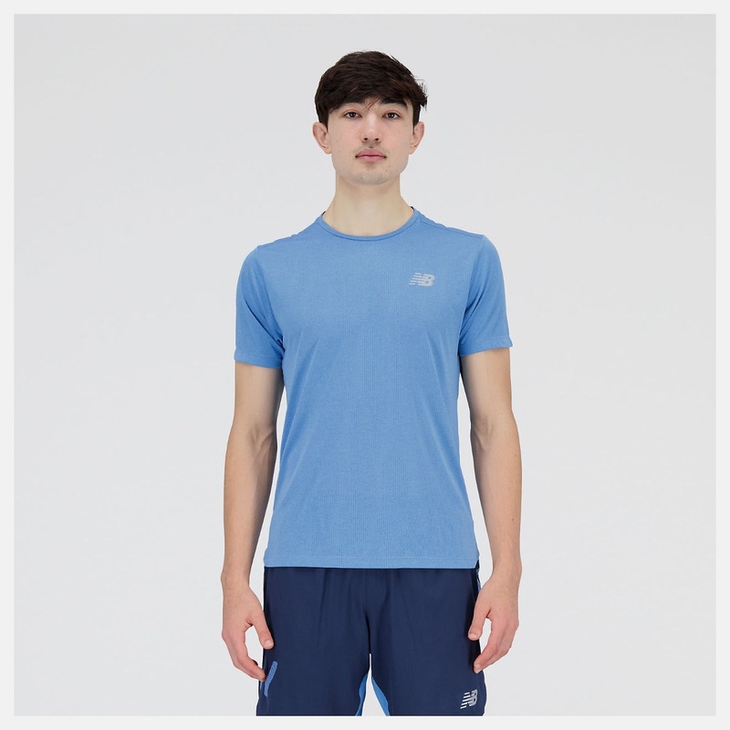 New Balance Impact Run T-Shirt Men’s (Heritage Blue Heather)