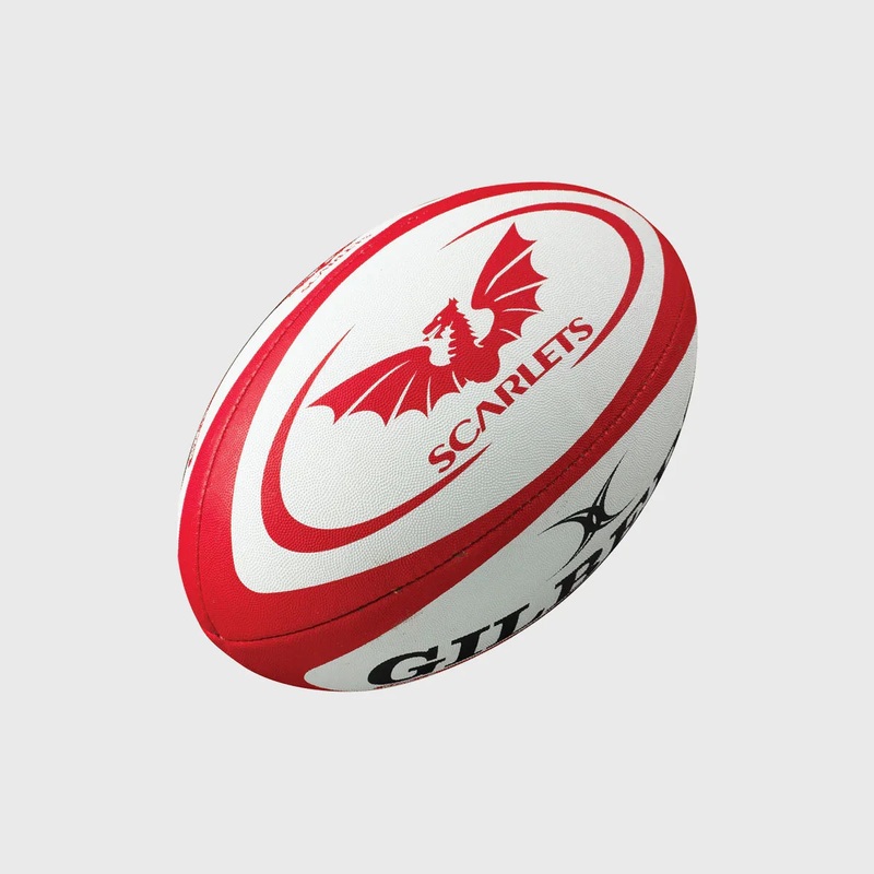 Gilbert Scarlets Replica Mini Rugby Ball