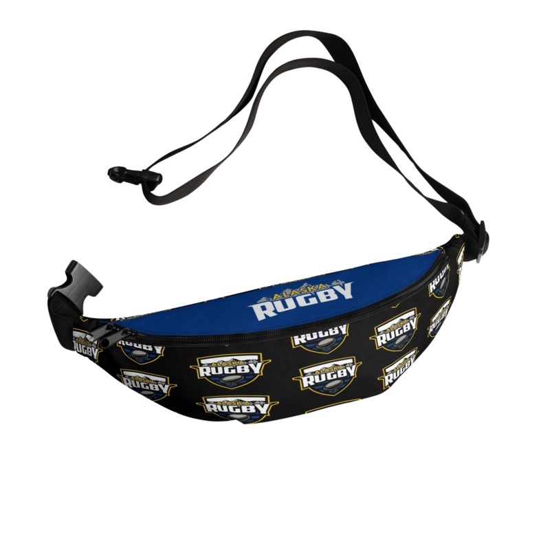 Alaska Rugby Fanny Pack|Black/Royal