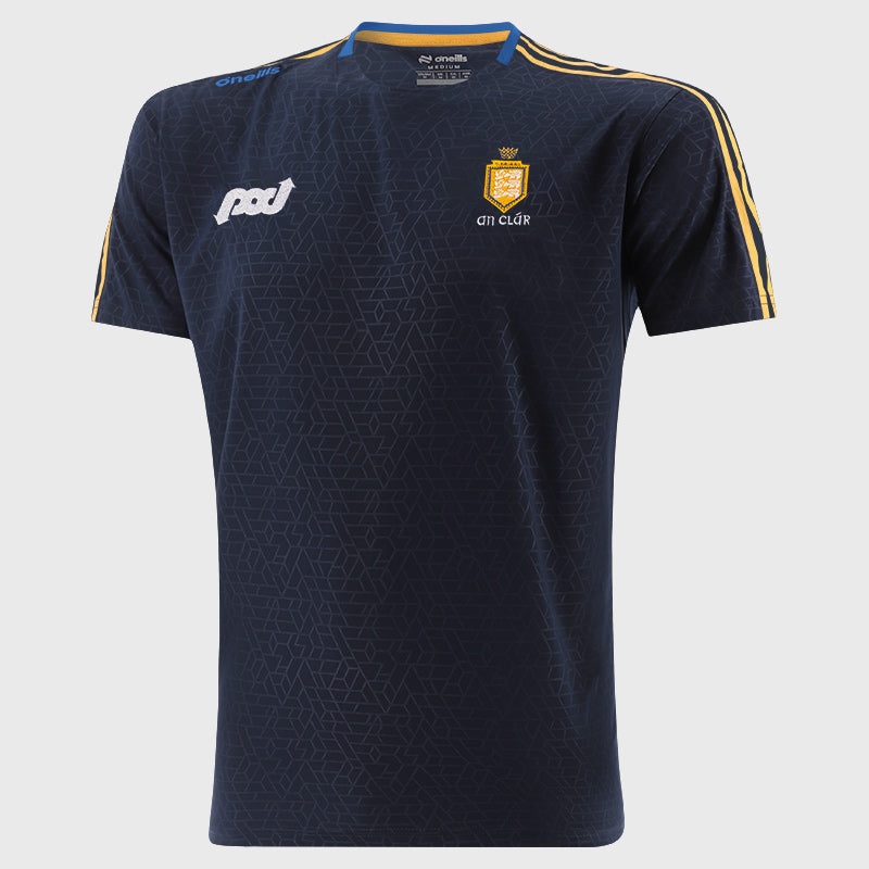 O’Neills Clare GAA Hydra 060 T-Shirt Men’s (Marine Amber)