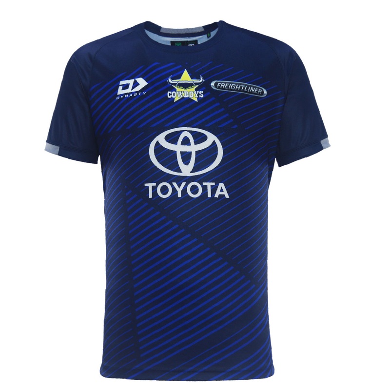 2024 North Queensland Cowboys Mens Navy Training Tee