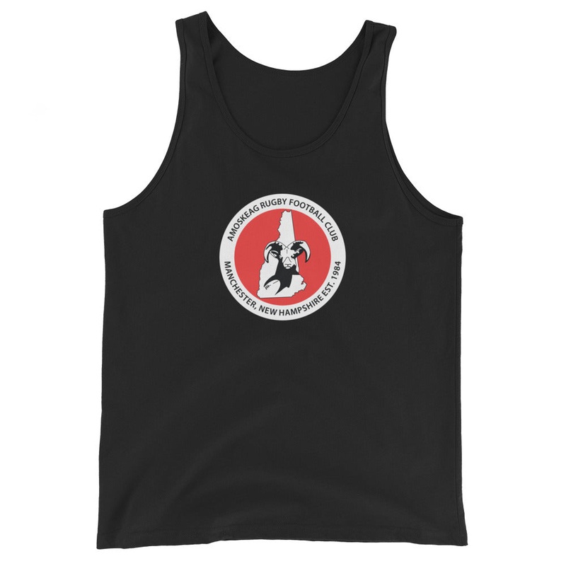 Amoskeag Social Tank Top|Black|Red|XS|S|M|L|XL|2XL
