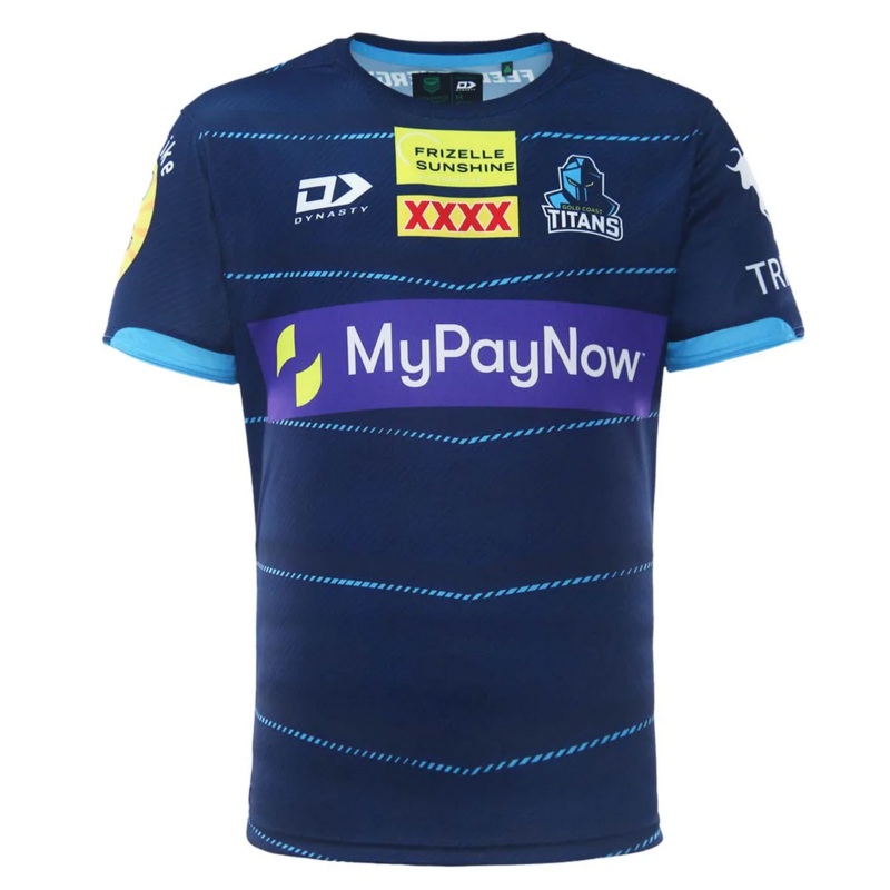 2023 Gold Coast Titans Mens Navy Alternate Training Tee