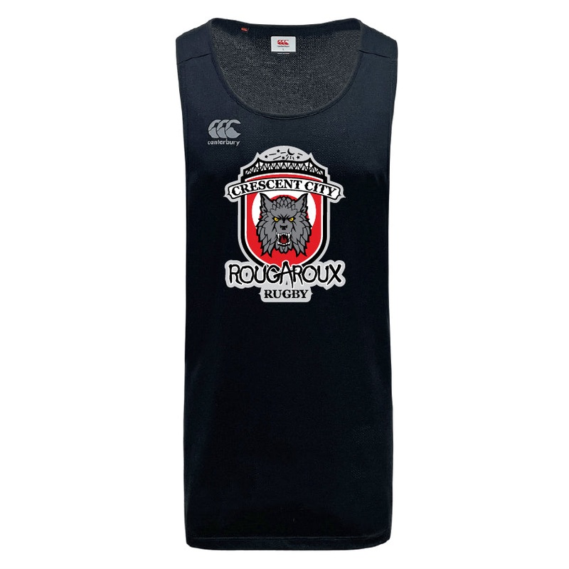 Crescent City Rougaroux Tempo Vapodri Singlet by Canterbury