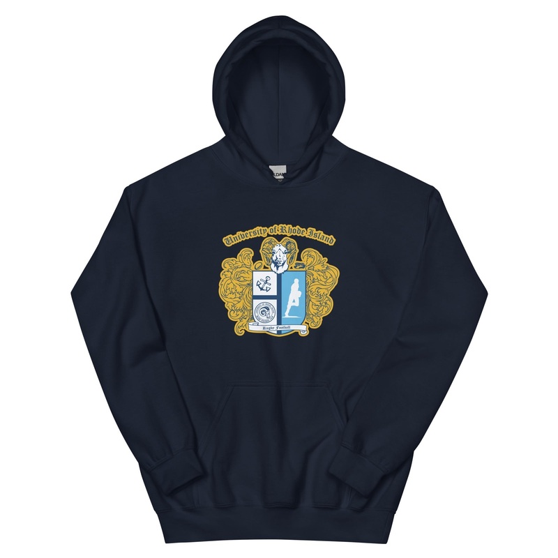 URI Rugby Hoodie|Navy|Sport Grey|Light Sky|S|M|L|XL|2XL|3XL|4XL|5XL
