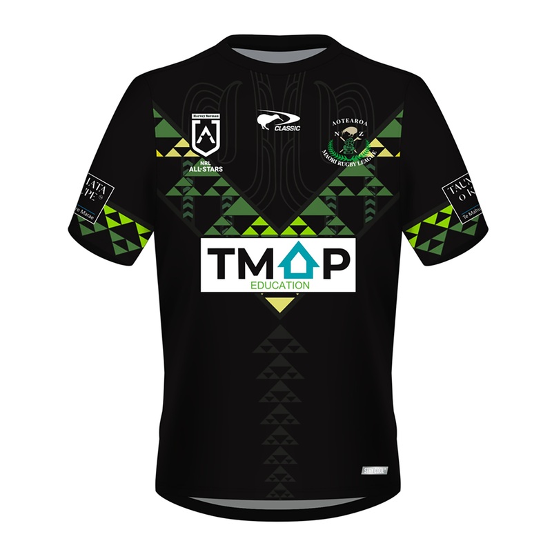 2024 Maori All Starts Training T-shirt Black