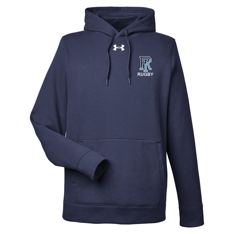 URI Rugby Hustle Hoodie|Midnight Navy|True Gray Heather|Small|Medium|Large|X-Large|2X-Large|3X-Large|4X-Large