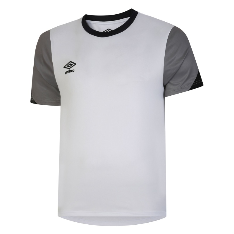 UMBRO TOTAL TRAINING JERSEY WHITE TITANNIUM BLACK