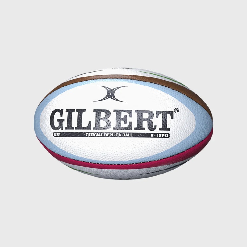 Gilbert Harlequins Replica Mini Rugby Ball