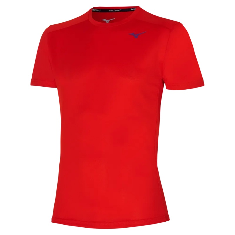 Mizuno Mens Two Loop 88 Gym T-Shirt – Fiery Red