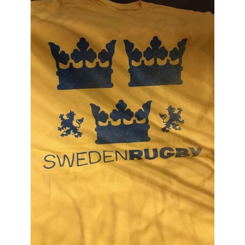 *Sweden Rugby T-shirt|Small|Medium|Large|X-Large|XX-Large