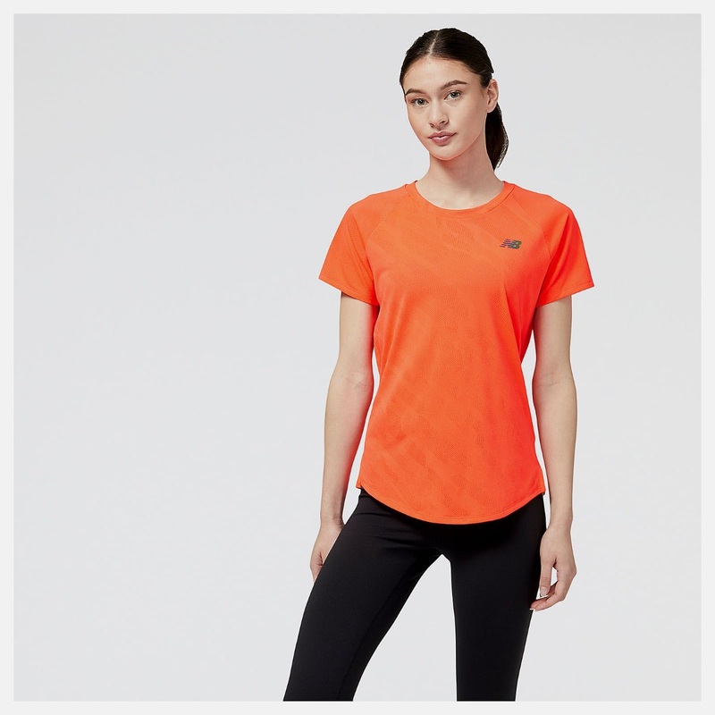 New Balance Q Speed Jacquard Short Sleeve Women’s (Electric Red)