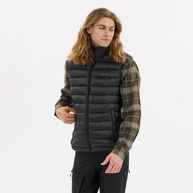 Arubi Light Puffer Vest|Black|Small|Medium|Large|X-Large|2X-Large