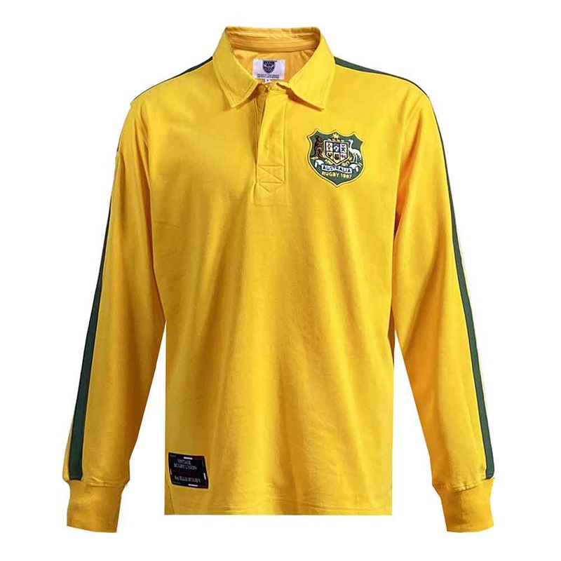 Australia Rugby Shirt 1987|Amber|Small|Medium|Large|X-Large|2X-Large|3X-Large