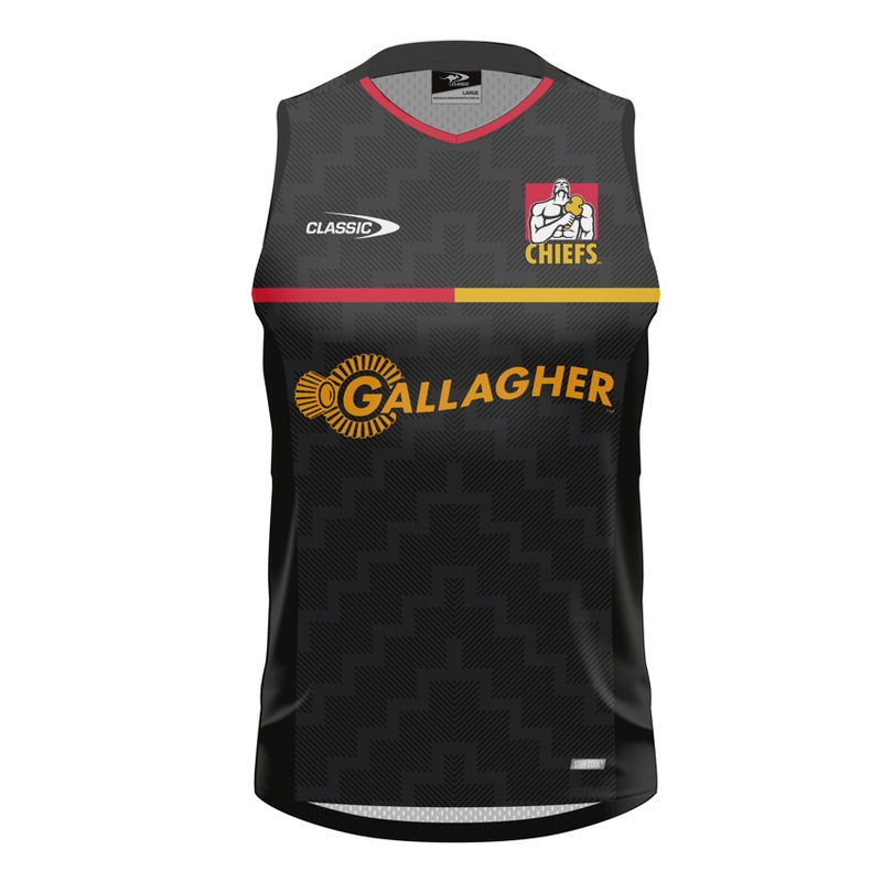2024 Chiefs Mens Pro Training Singlet Blk