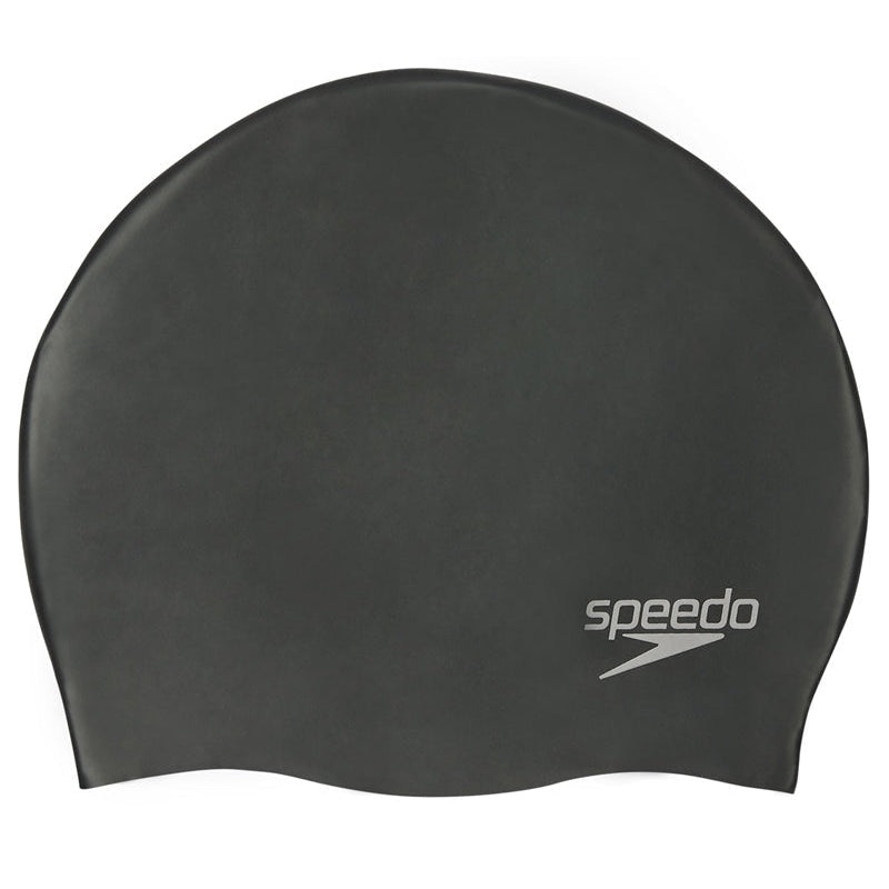 Speedo Silicone Cap Adults|Black|Blue|Grey