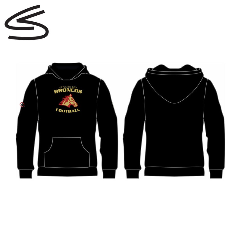 Upplands-bro Broncos Hoodie|Jr Small|Jr Medium|Jr Large|Jr X-Large|Small|Medium|Large|X-Large|XX-Large|3X-Large|4X-Large