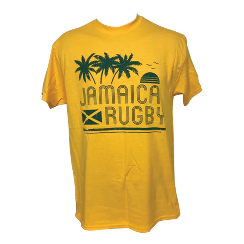 *Jamaica – GOLD! Rugby T-shirt